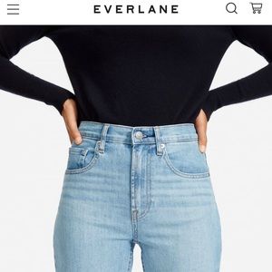 Everlane Cheeky high rise jean, 26 regular